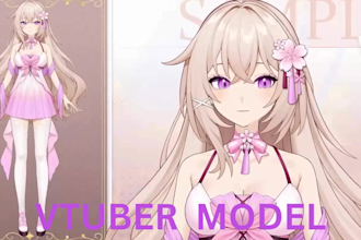 create vtuber model vtuber 2d nsfw vtuber rigging 3d model nsfw live2d