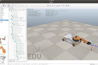 build your robot simulation in coppeliasim