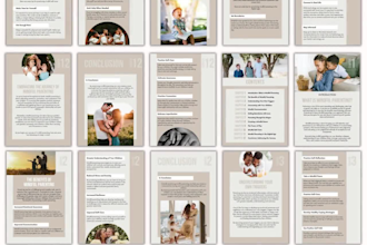 design canva parenting guide ebooks lead magnet editable mindful parenting guide
