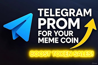 promote your meme coin with targeted telegram crypto marketing and ton project