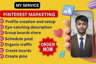 design viral pins and optimize board for pinterest marketing