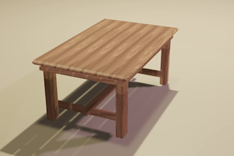 furniture modeling service using blender