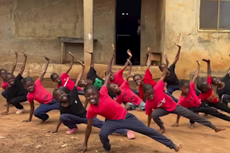 do african kids dance, kids group dance to your gospel song