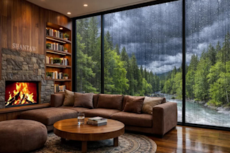 create relaxing rain ambience videos for youtube