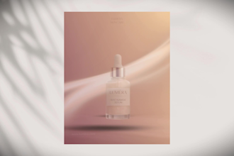 design luxury minimalist skincare social media feed