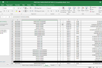 clean, format ,merge , slipt excel data