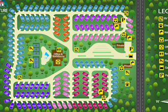 design premium rv park and site plans