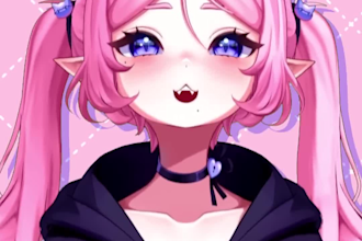 create 3d character models for vtuber, anime, 3d rigging, vroid or vrchat