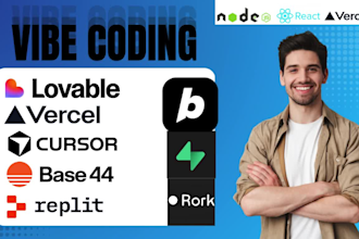 fix lovable ai website base44 web app bug fixing saas mvp vibe coding supabase