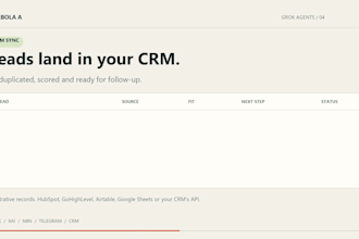 setup grok bot xai research lead generation grok ai agent n8n CRM telegram bot