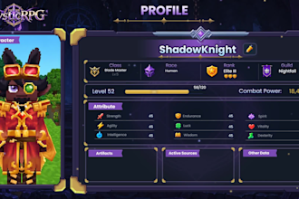 design rpg and racing game UI