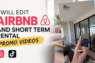 edit airbnb and short term rental promo videos