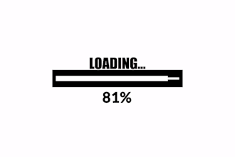 design custom loading animations and progress bars for you