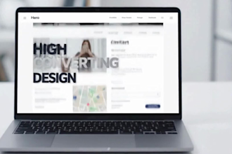 create a responsive one page website fast and professional