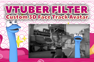 make a custom ar 3d vtuber avatar for streaming and snap camera