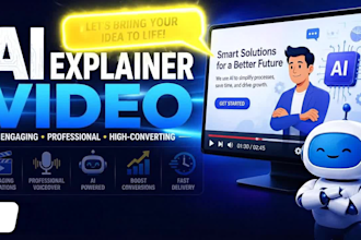 create explainer video for business or commercial
