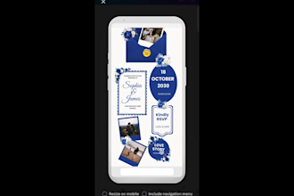 design an interactive wedding website in canva with rsvp and countdown