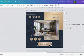 professional, editable canva templates for your brand