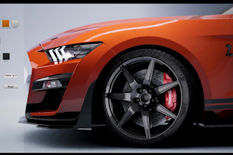 build 3d car configurator for automotive website using threejs and webgl