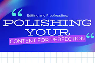 proofread and edit medical articles and healthcare content