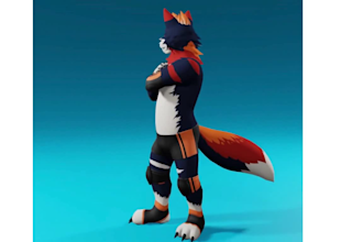 custom 3d vrchat avatar furry avatar nsfw 3d model vrc character