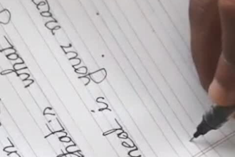 write your notes in neat or ugly handwriting as you prefer