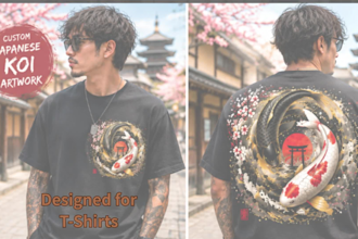 meaningful japanese koi art