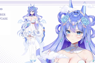 draw and rig 2d vtuber model, live2d vtuber design, anime live2d vtuber rigging