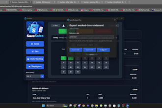 provide a desktop pos and employee management system