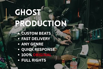 be your ghost music producer in any genre
