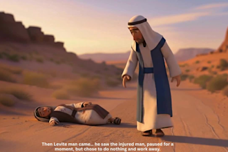 do ai bible story, 3d ai animation, ai bible storytelling, 3d bible story video