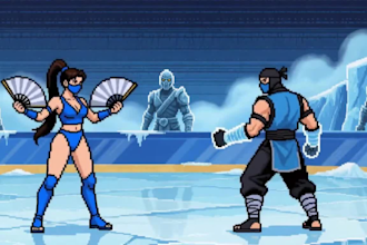 create pixel art illustrations and  animations