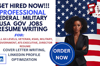 write executive, federalmilitary resume and apply for 20 USA jobs