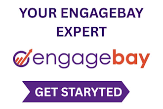 setup engagebay CRM, automation workflows, sales pipeline and email marketing