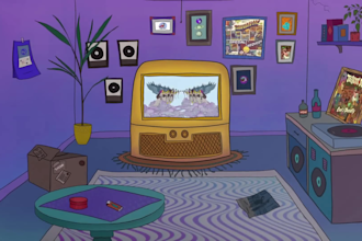 make animated lyric video trippy animated music video conceptual animated trippy