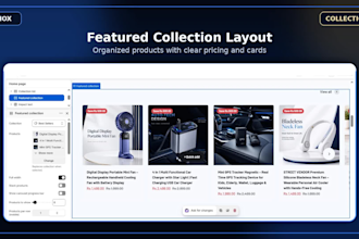 customize and manage your professional shopify store