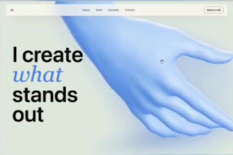 build professional and responsive react website, portfolio