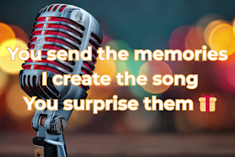 create a personalized song for birthday, anniversary or special gift