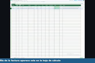 automate invoice data extraction to google sheets
