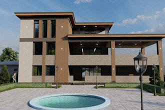 3d exterior and landscape visualization