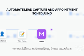 build a lead capture and appointment scheduling automation