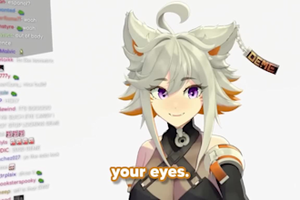 do a complete vtuber starter pack with avatar rigging overlays streaming  setup