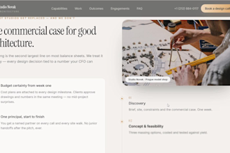 design a modern animated UI UX website design