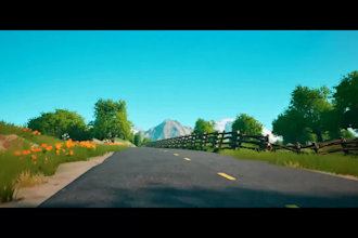 create stylized 3d game environment, low poly 3d game environment in unity