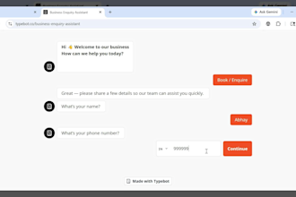 build a whatsapp chatbot for your local business to automate enquiries