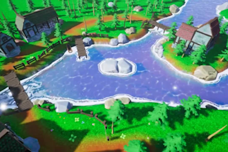 design 3d game environment and levels in unity or blender