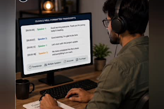 do accurate audio and video transcription