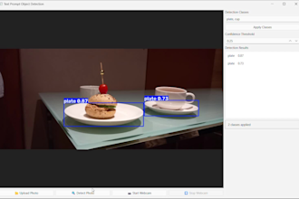 develop a custom computer vision solution using python opencv and yolo