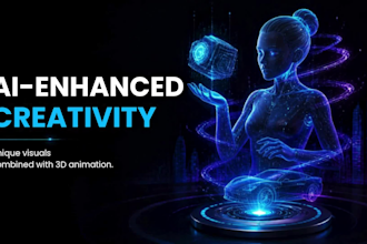 create 3d hologram fan videos and holographic 3d animations