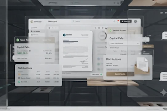 build lp investor reporting portal for vc, pe, and fund managers equity website
